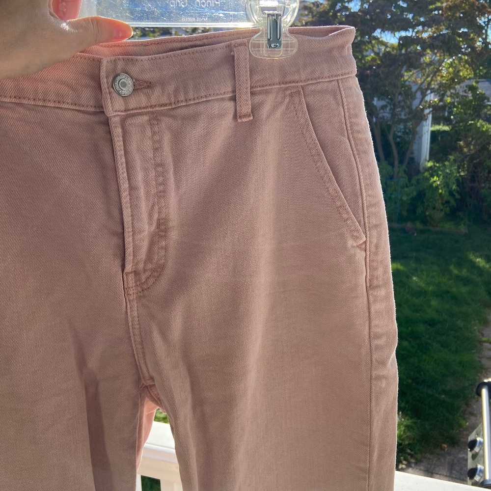 EUC Old Navy Extra High-Rise Sky-Hi Straight jeans 10 Petite 10P